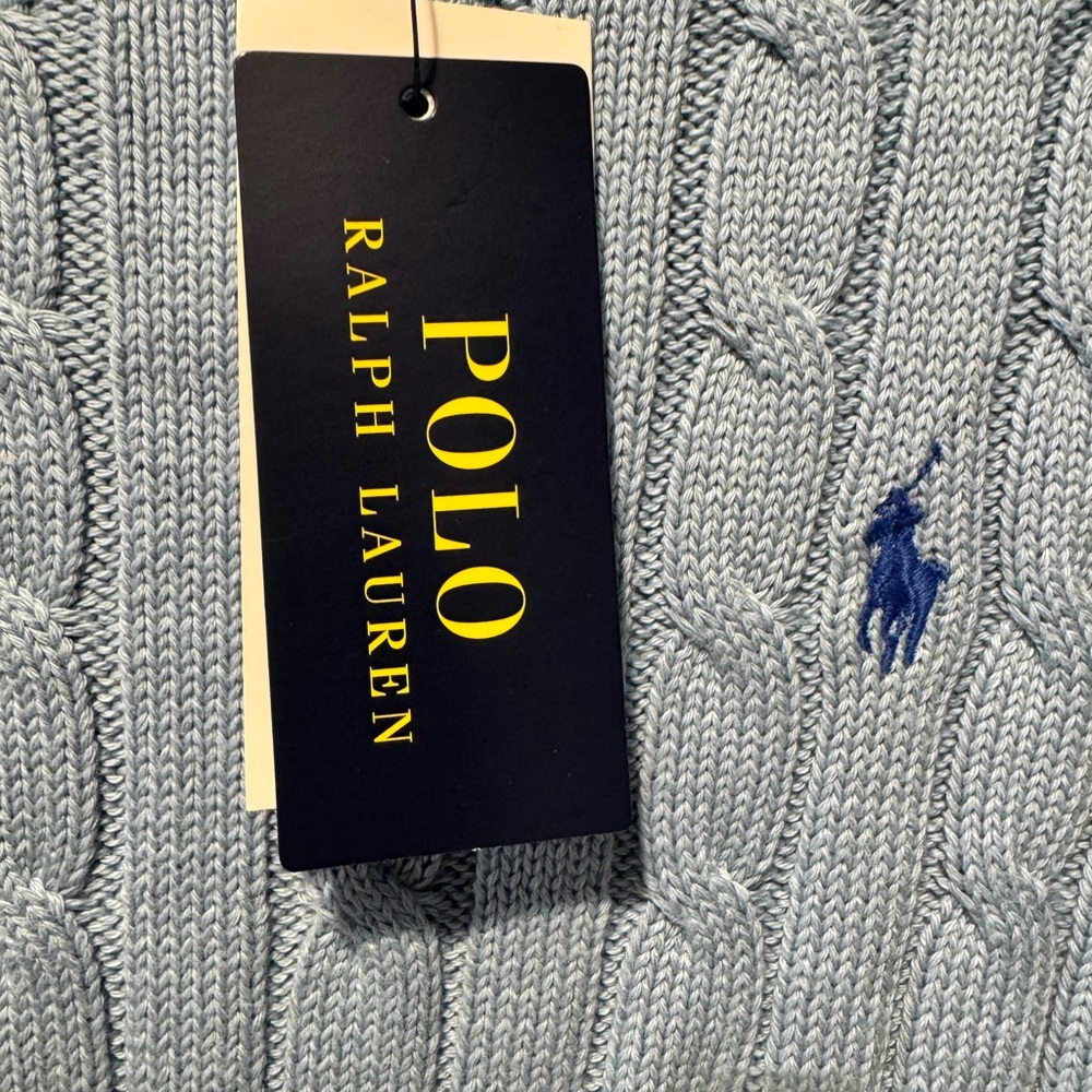 Ralph Lauren Sky Blue Knit Sweater